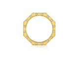 Ti Doudou Narrow Ring, 18K Yellow Gold and Diamonds