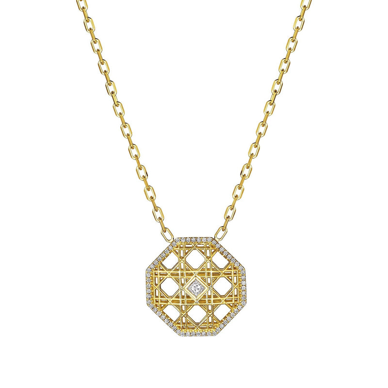 Gold Pavé Star Toggle Necklace | Karen Kane